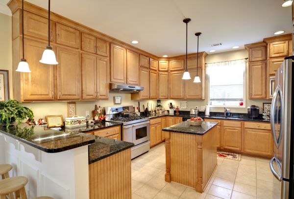 Maple Kitchen Cabinet Repair in Lufkin