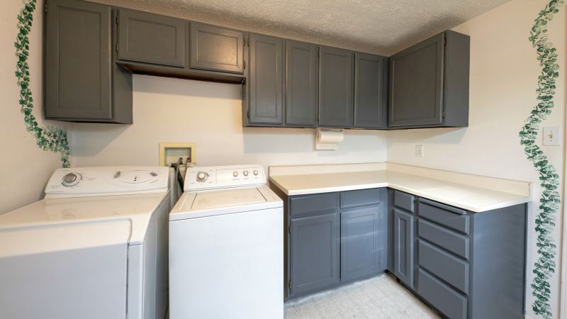 Laundry Cabinet Installation